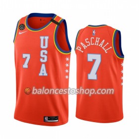 Camiseta Hombre NBA Golden State Warriors Eric Paschall 7 Nike 2020 Rising Star Swingman
